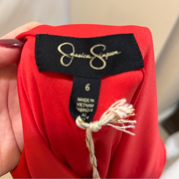 Jessica Simpson Red Holiday Dress, Women’s Size 6, NWT! - Picture 4 of 14